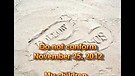 Do not conform – November 25, 2012