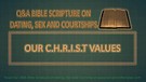 Q & A Bible Scripture on Christian Dating, Sex and Courtship