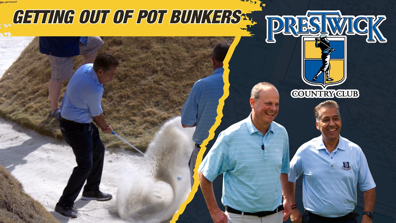 AJ & Jay Smith - Try to Get Out of Pot Bunker at Prestwick