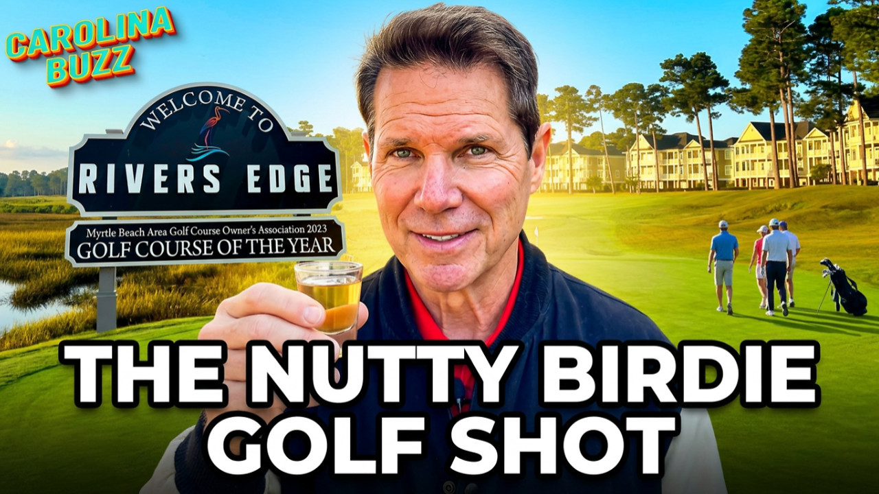 The Nutty Birdie: Myrtle Beach's Newest Golf Trail Celebration Shot
