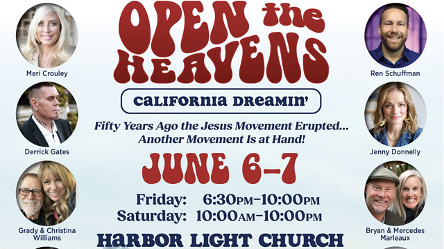 (Sat am) Open the Heavens: California Dreamin'