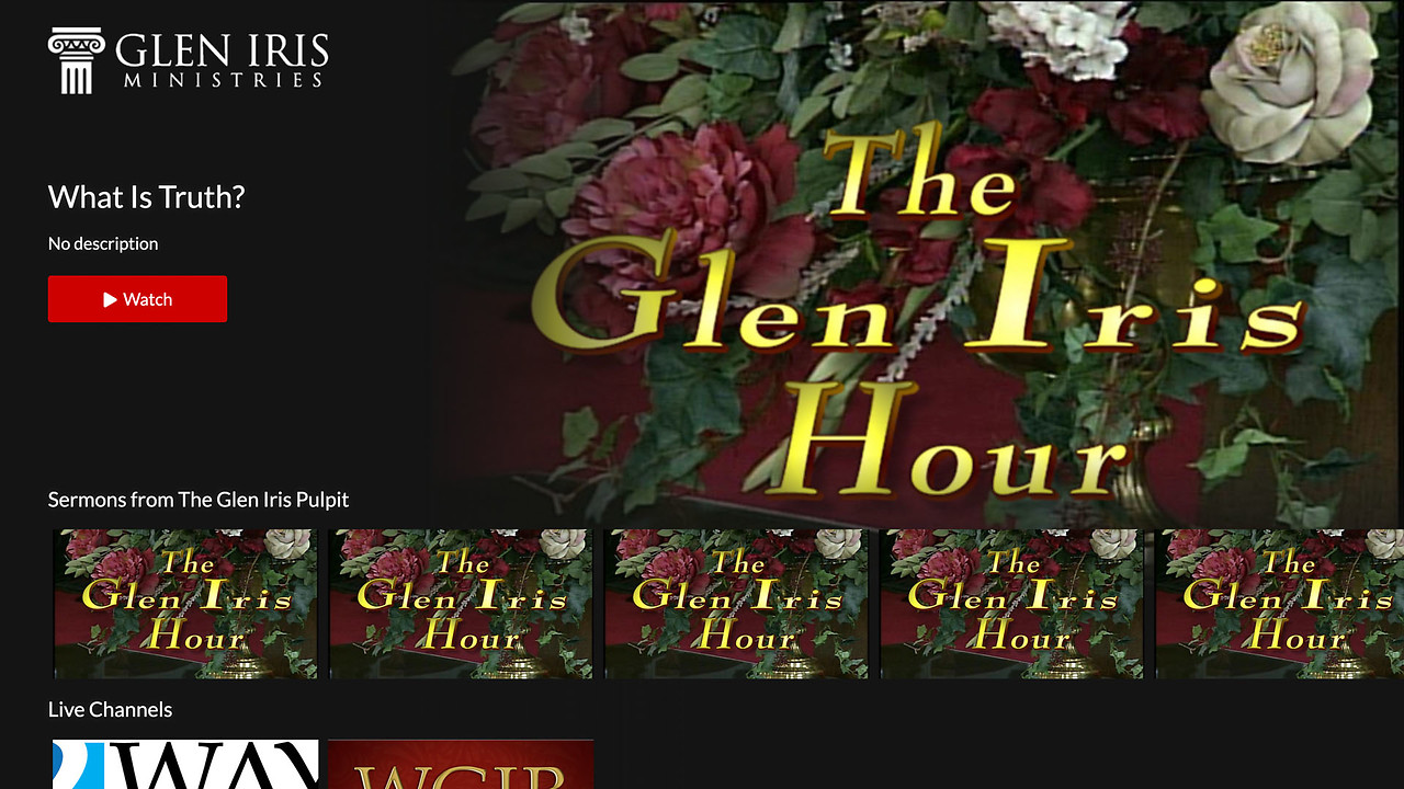 Glen Iris Baptist Media App Screenshot 001