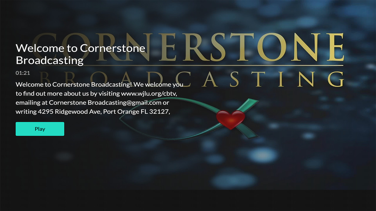 Cornerstone Broadcasting Screenshot 003