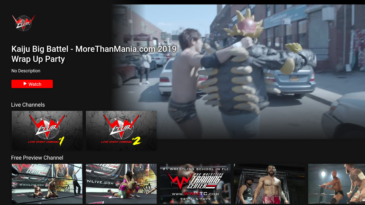 World Wrestling Network Screenshot 001
