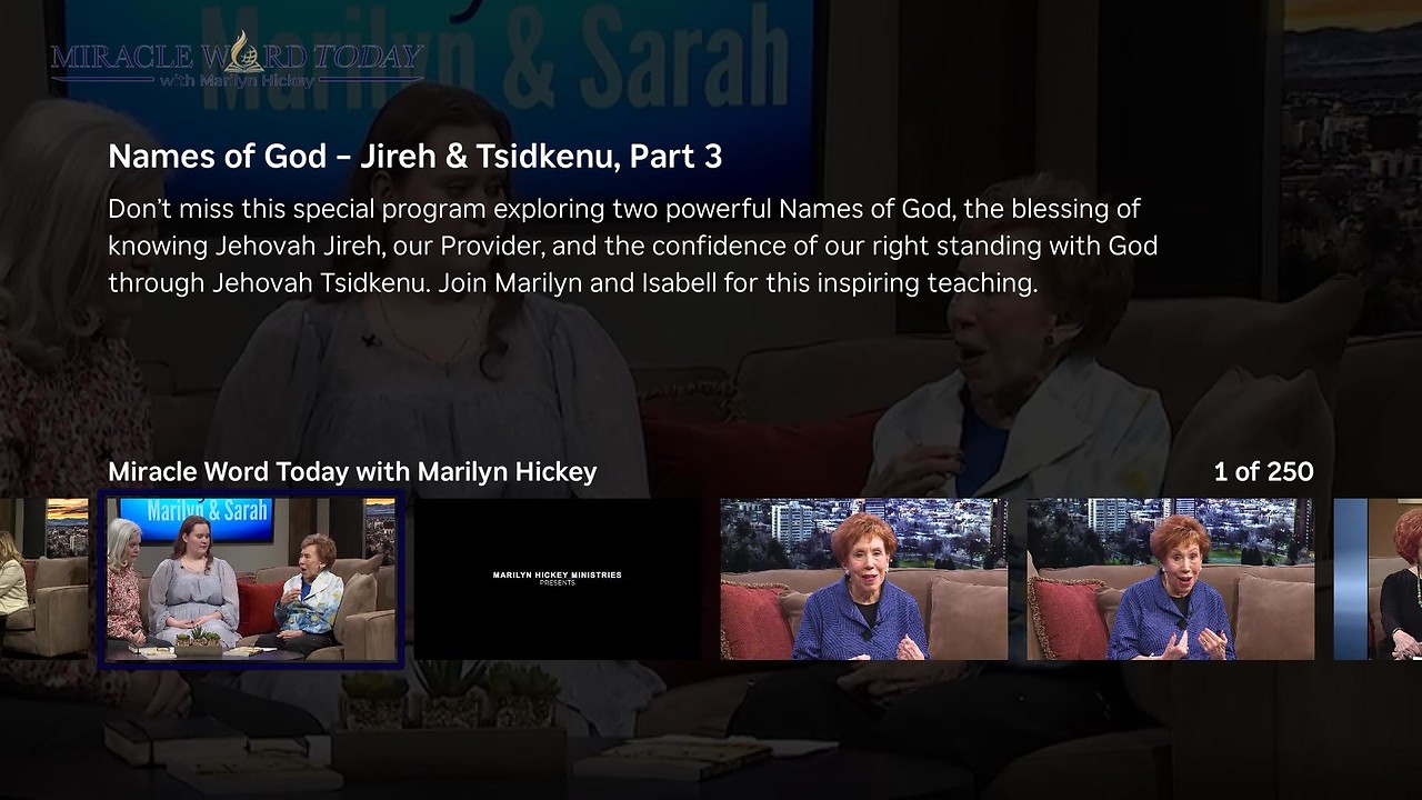 Miracle Word Today with Marilyn Hickey Screenshot 002