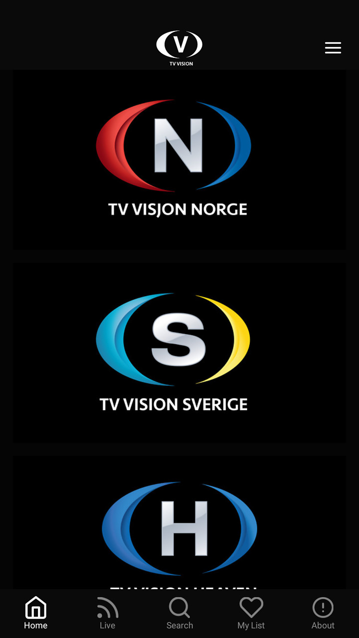 TV Vision Norway Screenshot 001