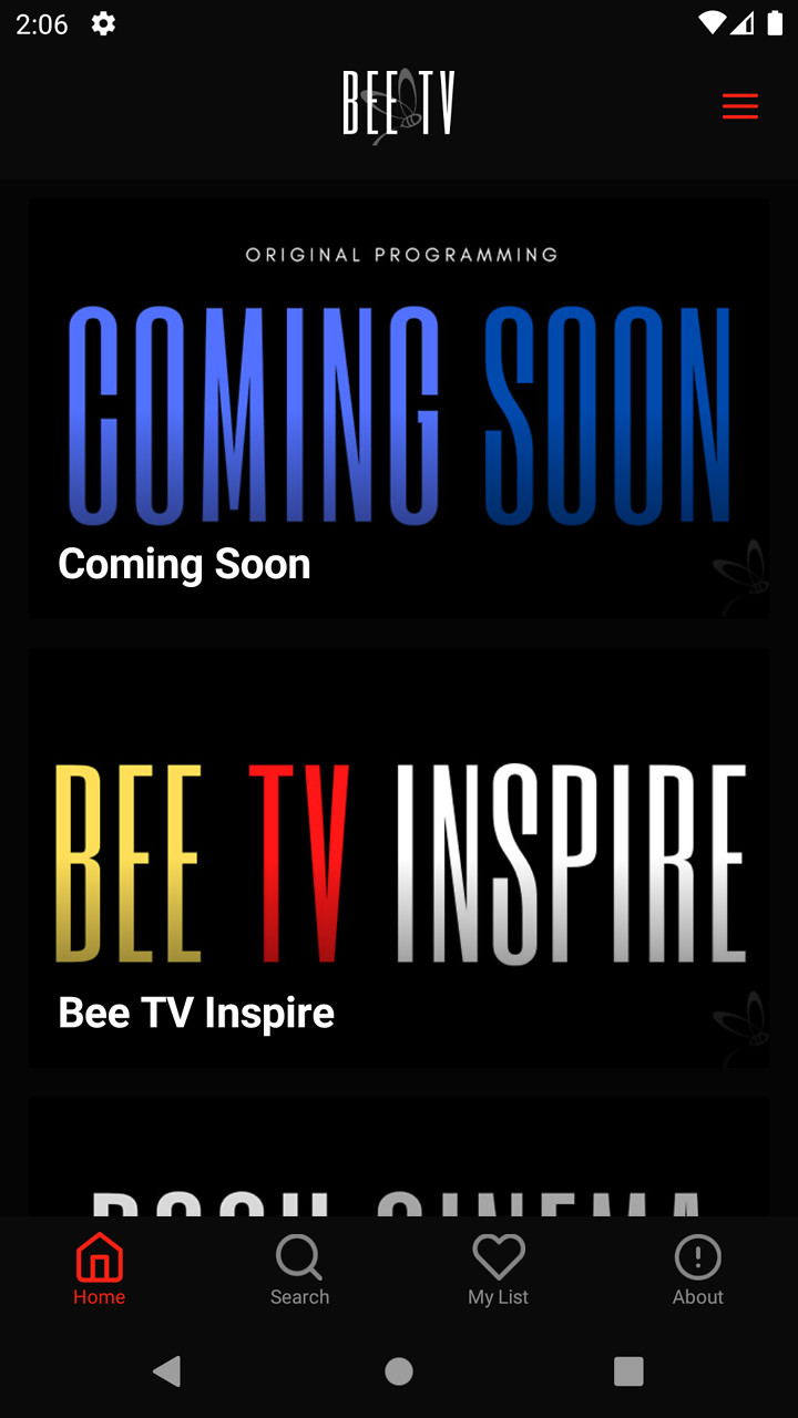BEE TV Network - Inspired TV Screenshot 002