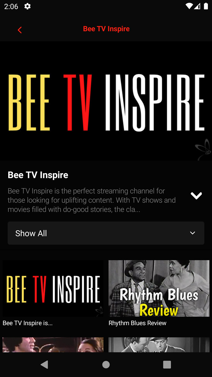 BEE TV Network - Inspired TV Screenshot 003