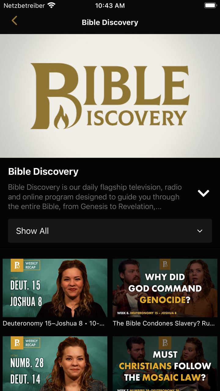 Bible Discovery TV Screenshot 002