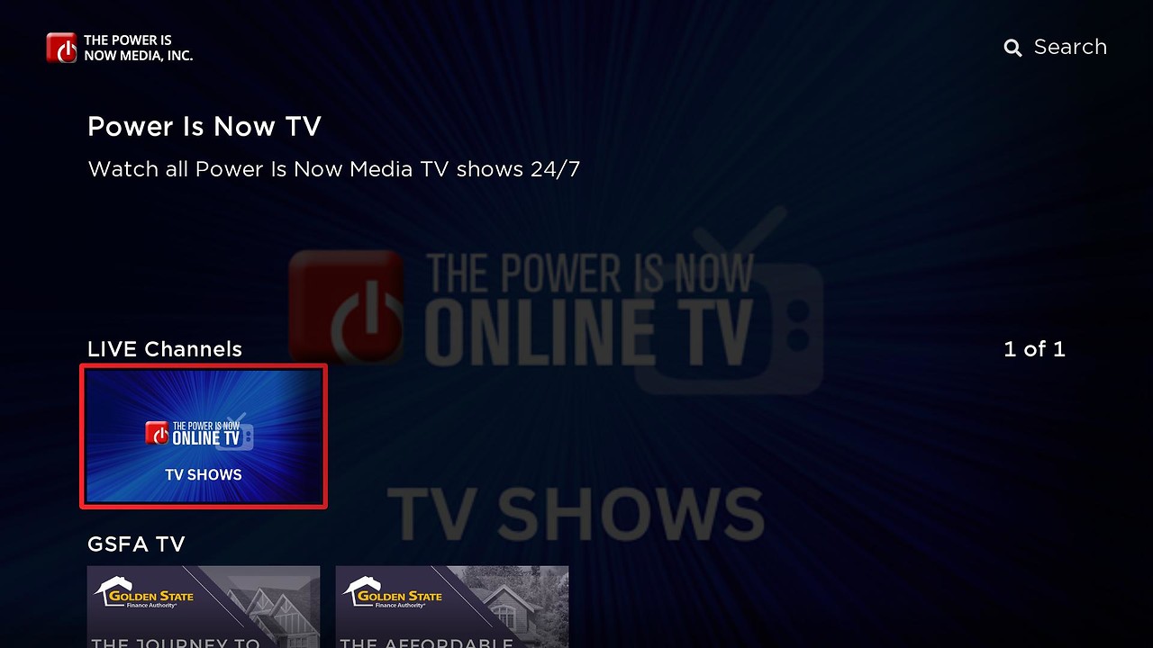 POWER IS NOW TV Screenshot 001