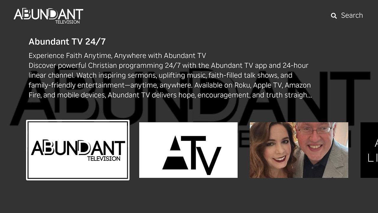 Abundant TV  Screenshot 001