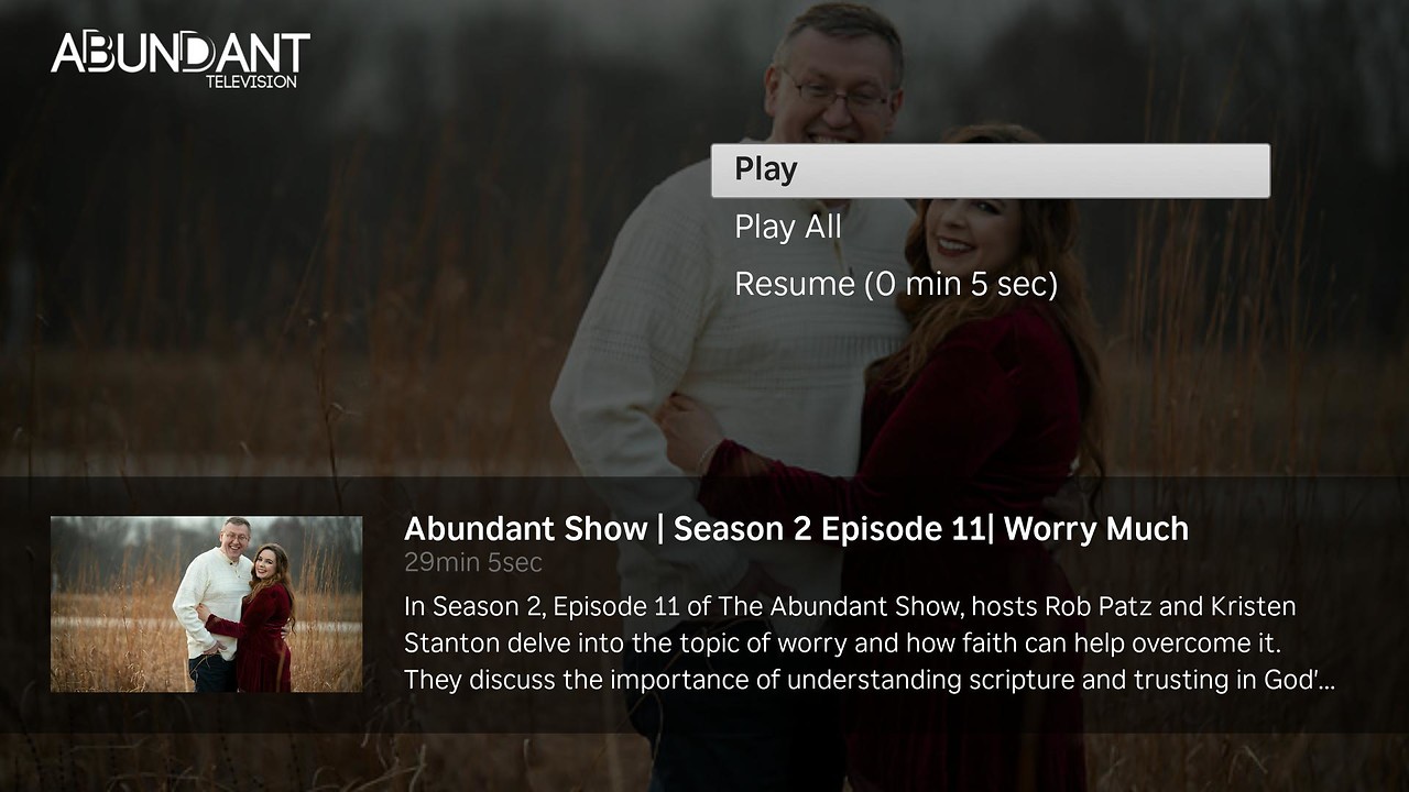 Abundant TV  Screenshot 003