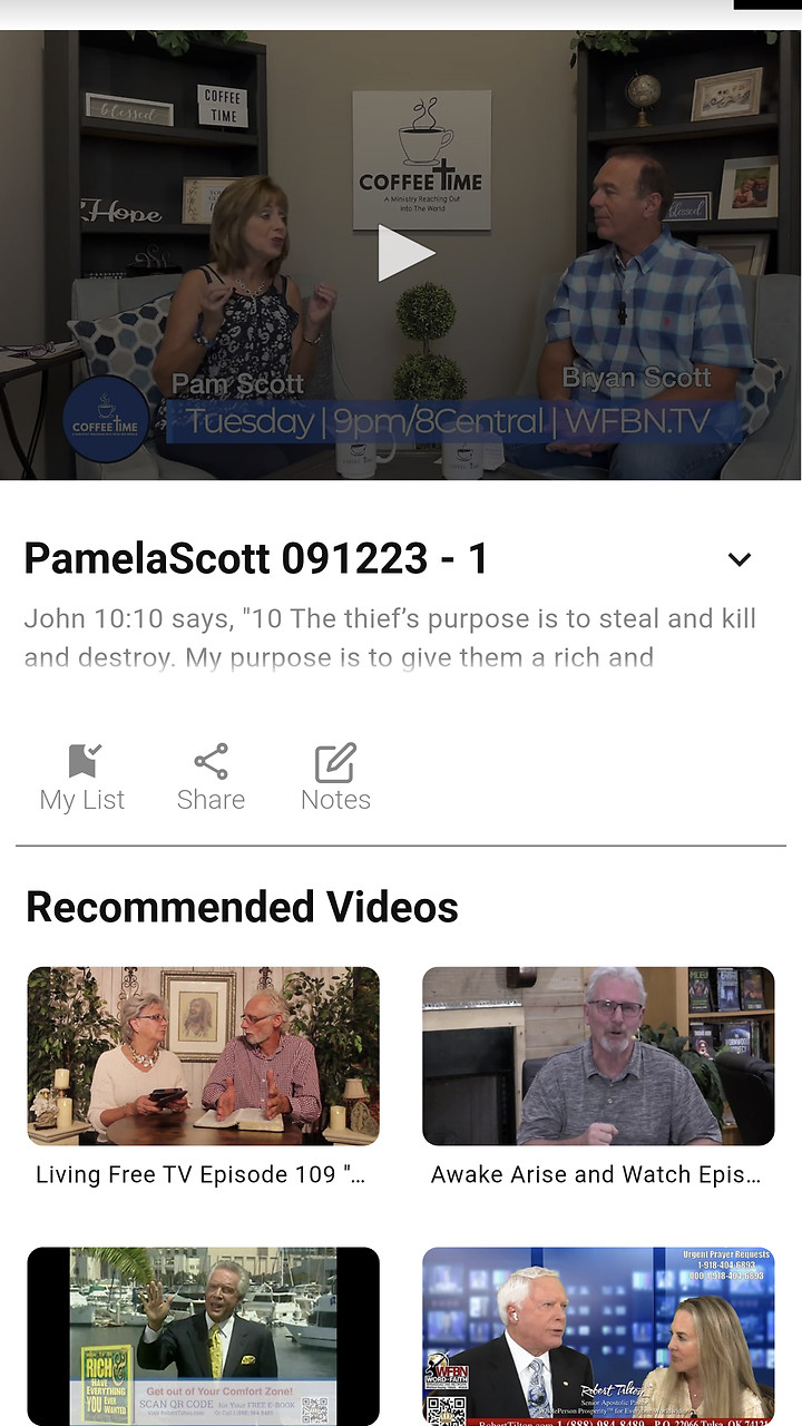 Word of Faith Broadcasting Net Screenshot 003