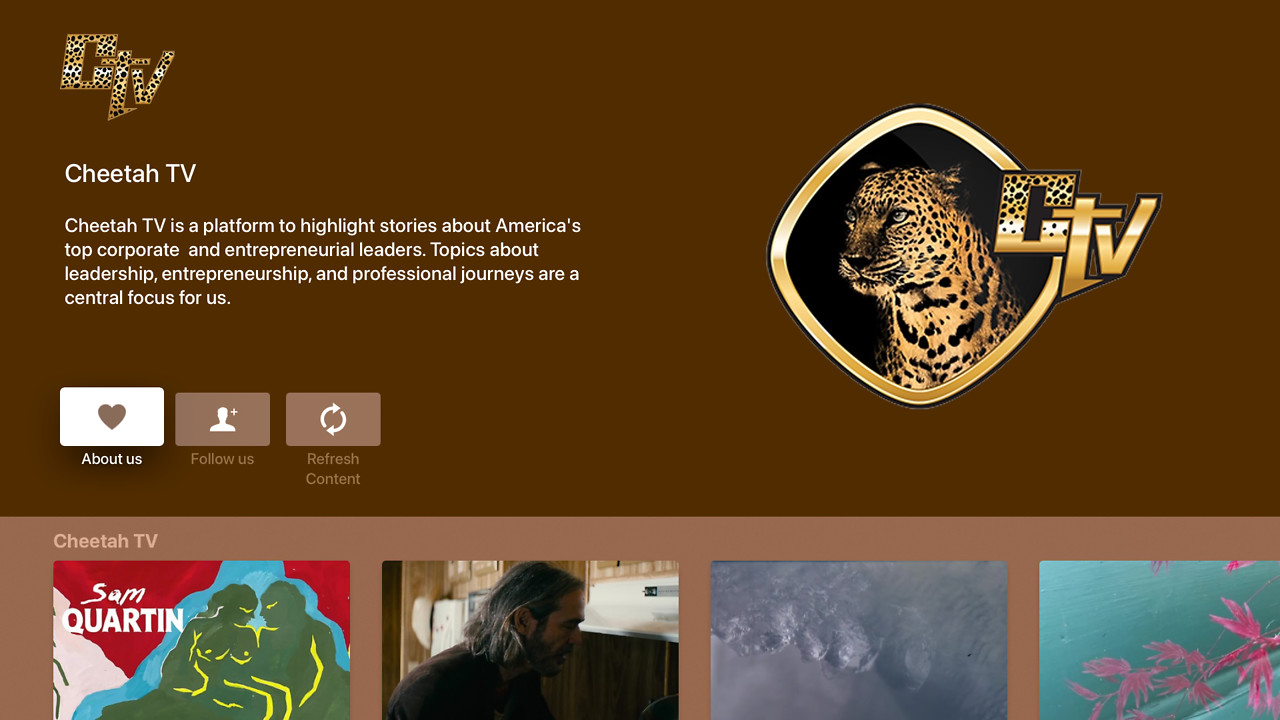 Cheetah TV Screenshot 001