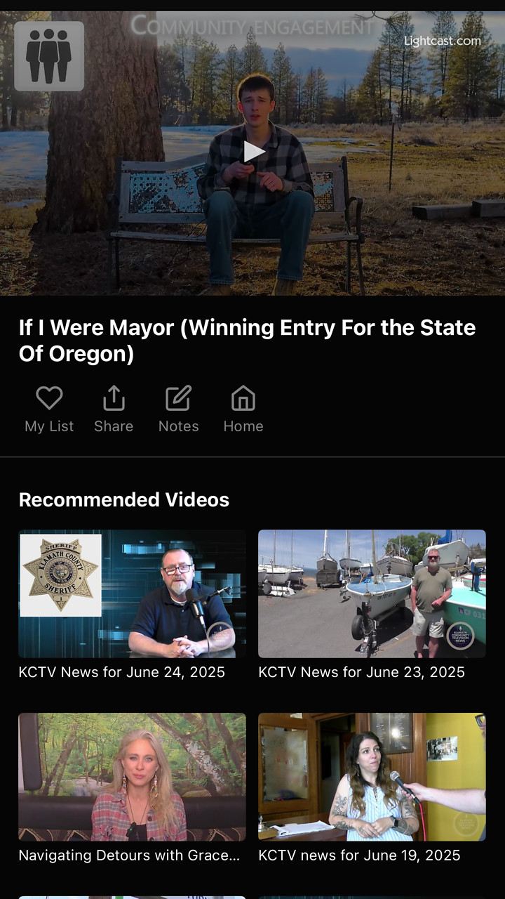 Klamath Community Television Screenshot 003