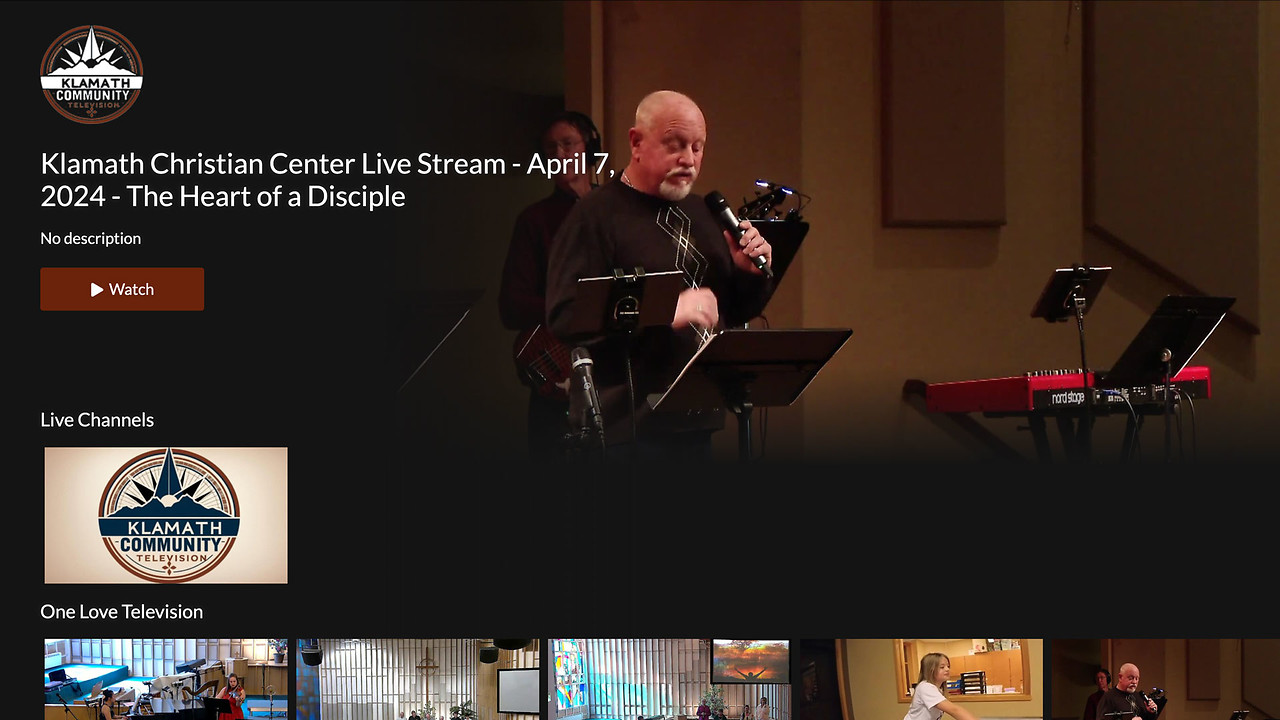Klamath Community Television Screenshot 001