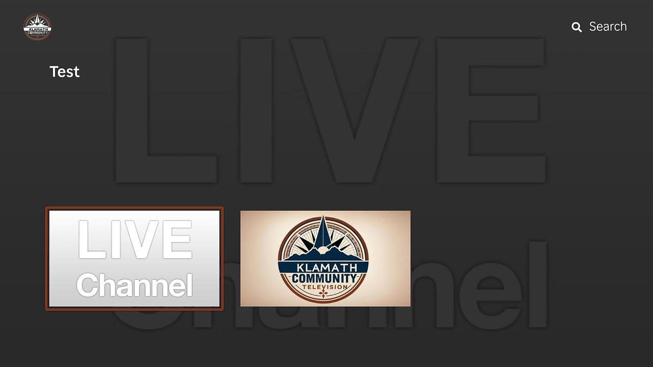 Klamath Community Television Screenshot 001