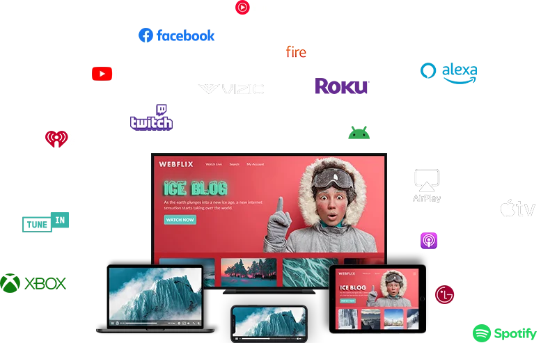 Freedom to Stream to Every Device, Every Platform