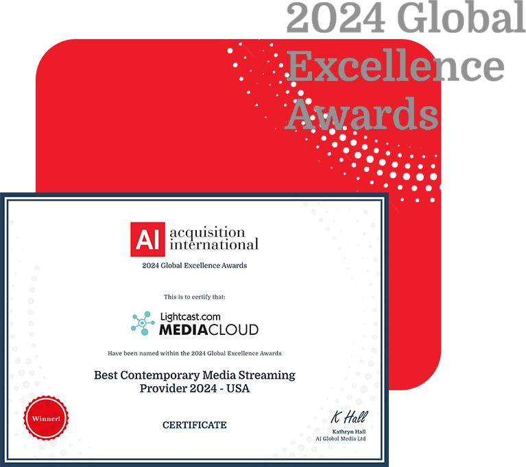 Lightcast Best Contemporary Media Streaming Provider 2024