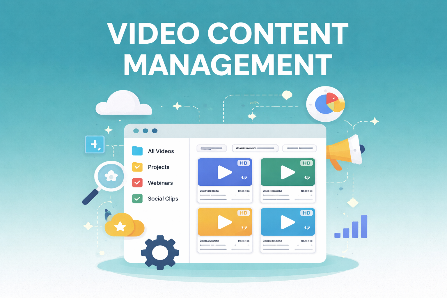 Online Video Platform used for Video Content Management with metadata and publishing controls