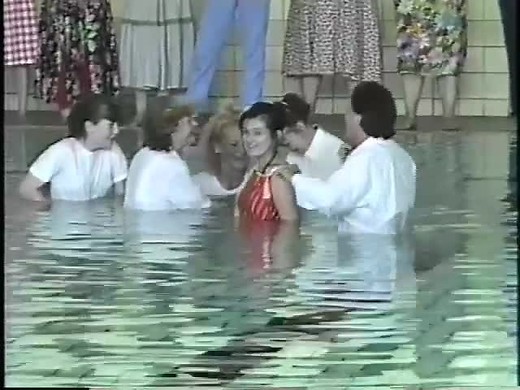 Mass Baptism in Moscow in August 1991