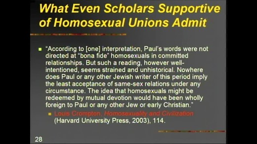 The Bible & Homosexuality (Part 3) w/ Dr. Robert Gagnon