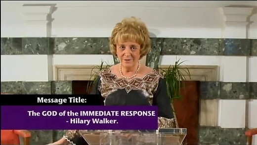The God of the Immediate Response - Hilary Walker