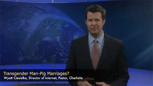 Transgender Man-Pig Marriages?