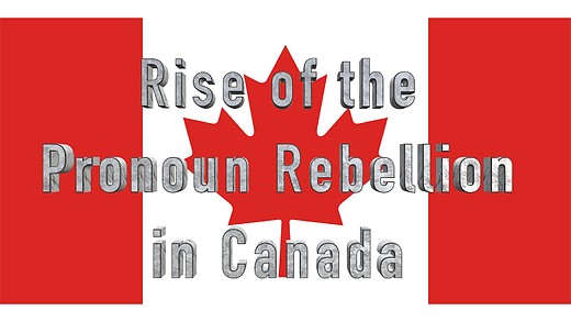 Rise of the Pronoun Rebellion in Canada