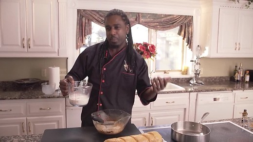 Cook Like A. Champion - Chocolate & Kahlua Bread Pudding with Butterscotch Whiskey Sauce
