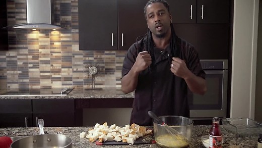 Cook Like A. Champion - Cherry Delight Bread Pudding with Whiskey Cream Sauce