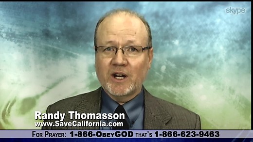 Can California Be Saved?  Randy Thomasson says YES