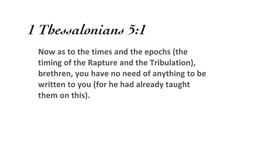 Bible Prophecy (19) - The Rapture of the Church (1)