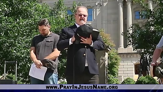 Dr. Chaps prays at Pro-Life Rally in Indianapolis
