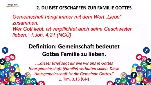 DIE GEMEINDEFAMILIE IN APG -TEIL 5 "FOLGE MIR" episode artwork