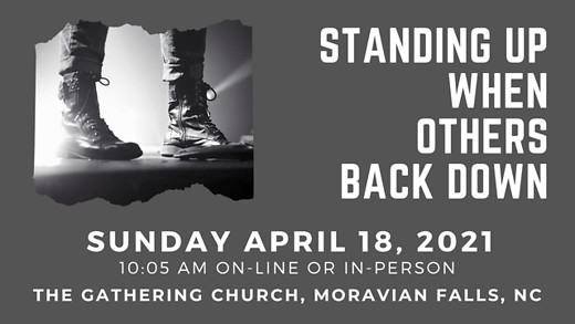 David White 'Standing Up When Others Back Down' 4/18/21
