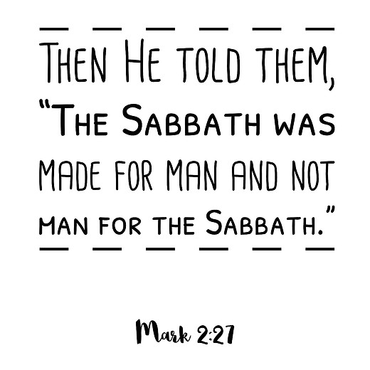 "Jesus And The Sabbath"