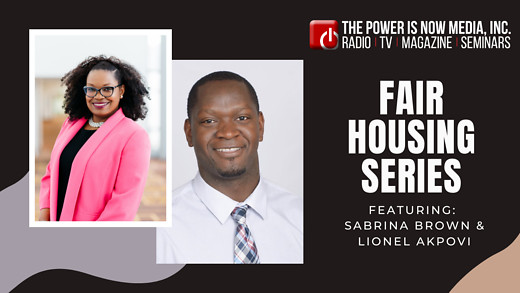 Fair Housing Month Series Featuring Sabrina Brown and Lionel Akpovi