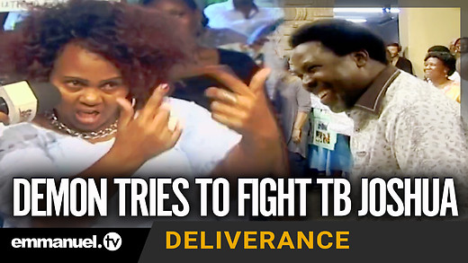 BAD IDEA: Demon Tries To Fight TB Joshua!!!