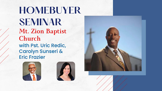 Homebuyer Seminar: Mt. Zion Baptist Church in Richmond California