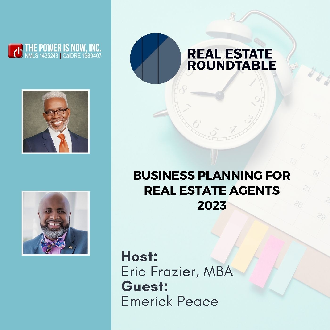 Real Estate Roundtable (Business Planning for Real Estate Agents 2023) with Emerick