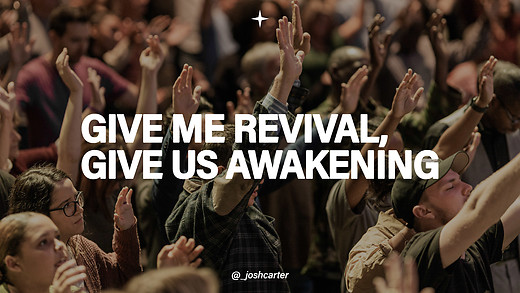 Give Me Revival, Give Us Awakening | Pastor Josh Carter & Calvaryfl Family