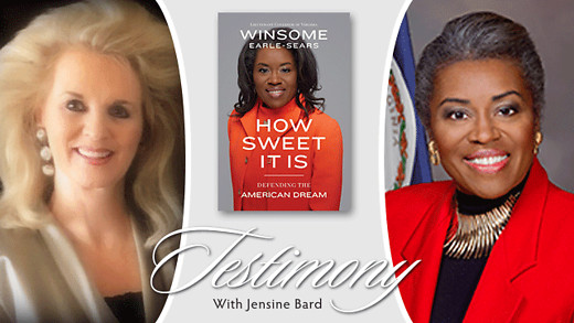 Testimony - LT Governor - Winsome Earle-Sears - How Sweet It Is - Defending The American Dream!