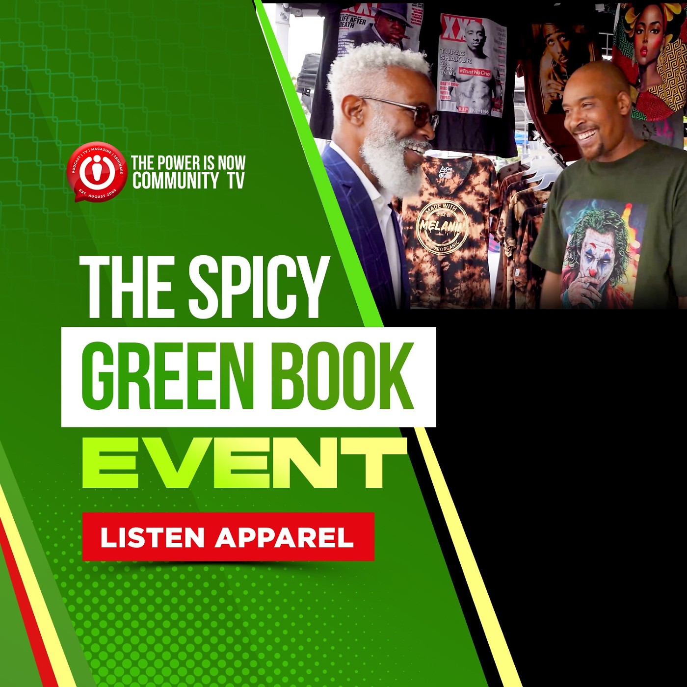 Spicy Green Book Event with Listen Apparel