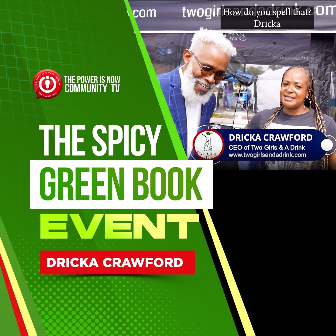 Spicy Green Book Event with Dricka Crawford