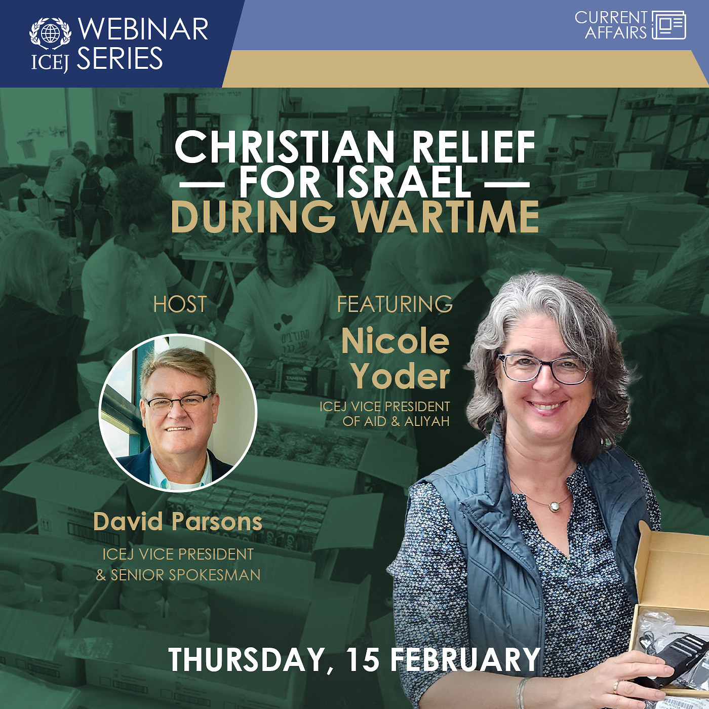 Christian relief for Israel during wartime episode artwork