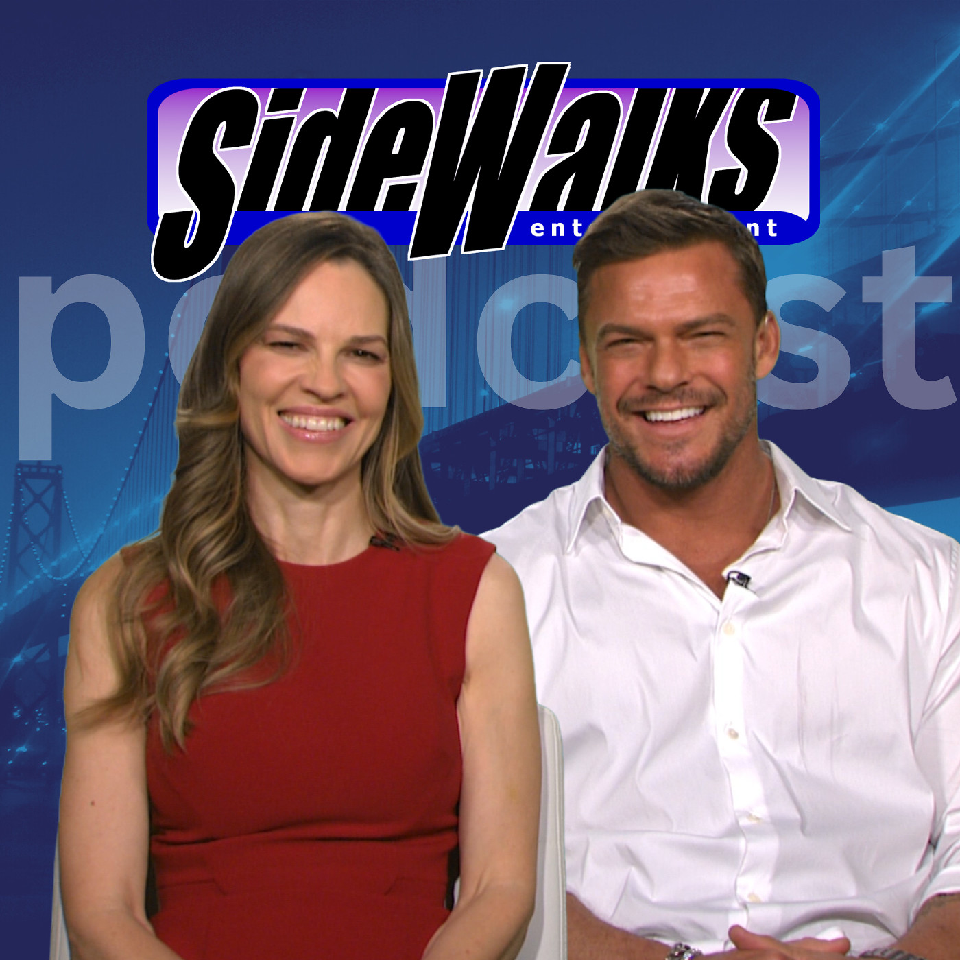 Hilary Swank and Alan Ritchson episode artwork
