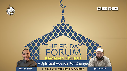 A Spiritual  Agenda For Change | Sh. Osamah & Ustadh Zaied | 3/15/2024 episode artwork