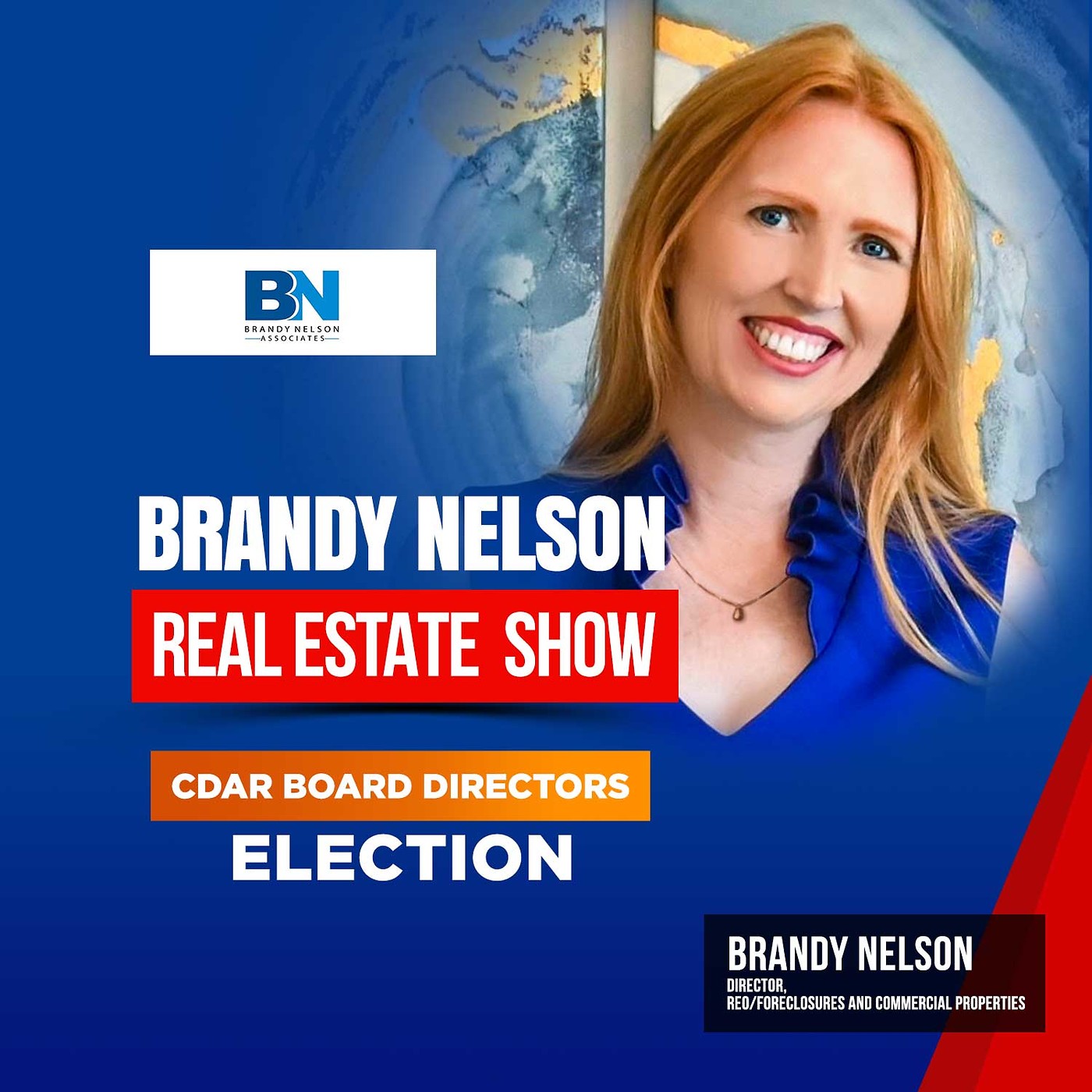 Brandy Nelson candidacy for the CDAR Board of Directors