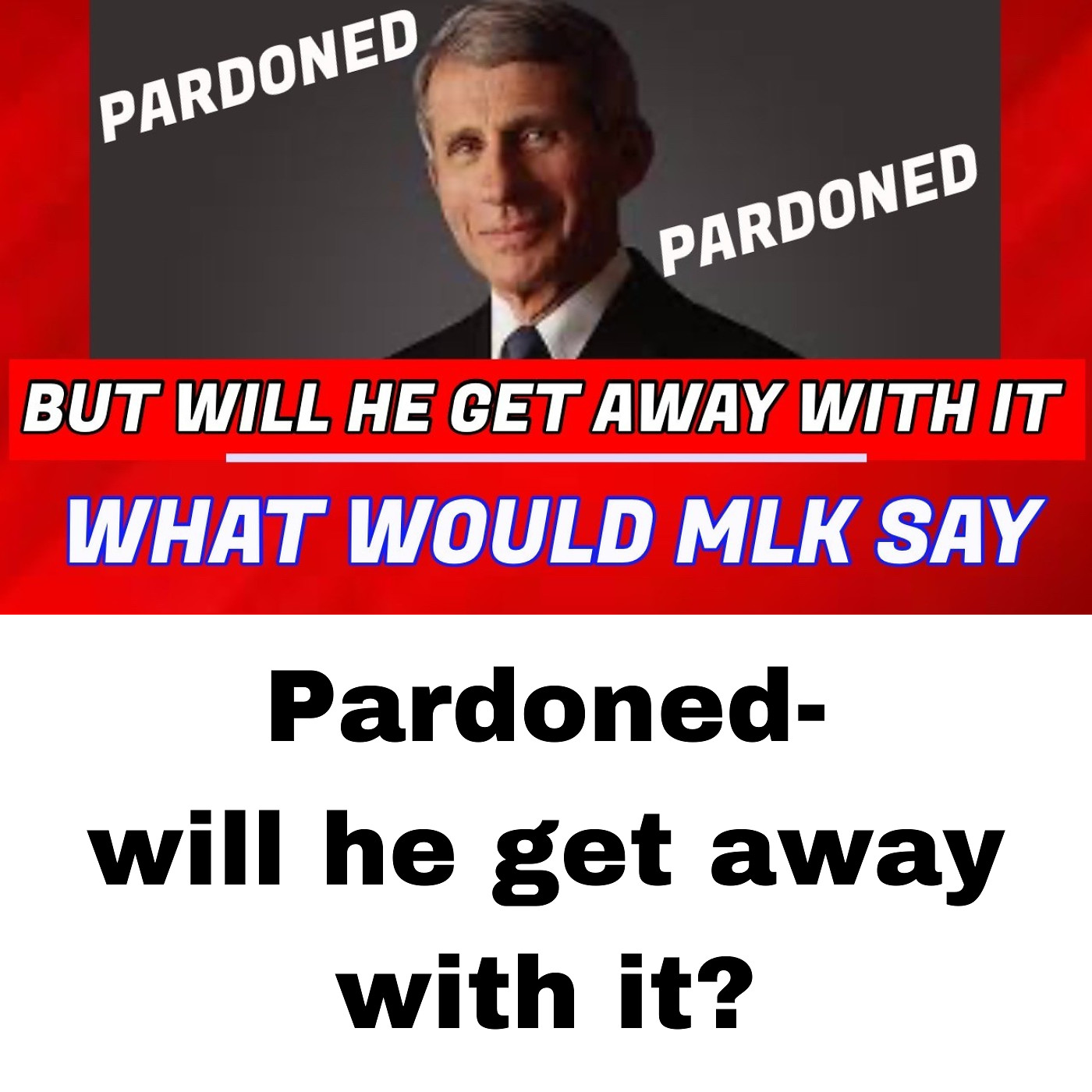 Pardoned. But will he get away with it?
